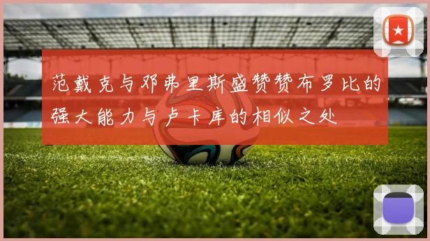 范戴克与邓弗里斯盛赞赞布罗比的强大能力与卢卡库的相似之处
